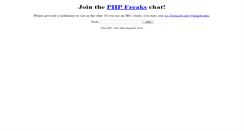 Desktop Screenshot of phpfreaks.zavaboy.com